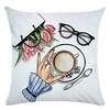 Double Side Cushion Cover 1PC Linen Soft Decorative Square Throw Pillow Cover Cushion Case Pillowcase for Sofa Bedroom Superior Quality Machine Washable miniinthebox