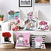 Double Side Cushion Cover 1PC Linen Soft Decorative Square Throw Pillow Cover Cushion Case Pillowcase for Sofa Bedroom Superior Quality Machine Washable miniinthebox