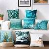Double Side Cushion Cover 1PC Linen Soft Decorative Square Throw Pillow Cover Cushion Case Pillowcase for Sofa Bedroom Superior Quality Machine Washable miniinthebox