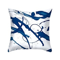 Double Side Cushion Cover 1PC Linen Soft Decorative Square Throw Pillow Cover Cushion Case Pillowcase for Sofa Bedroom Superior Quality Machine Washable miniinthebox