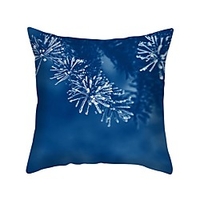 Double Side Cushion Cover 1PC Linen Soft Decorative Square Throw Pillow Cover Cushion Case Pillowcase for Sofa Bedroom Superior Quality Machine Washable miniinthebox