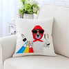 Double Side Cushion Cover 1PC Linen Soft Decorative Square Throw Pillow Cover Cushion Case Pillowcase for Sofa Bedroom Superior Quality Machine Washable miniinthebox