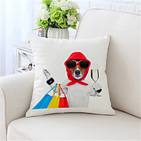 Double Side Cushion Cover 1PC Linen Soft Decorative Square Throw Pillow Cover Cushion Case Pillowcase for Sofa Bedroom Superior Quality Machine Washable miniinthebox