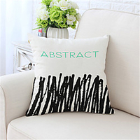 Double Side Cushion Cover 1PC Linen Soft Decorative Square Throw Pillow Cover Cushion Case Pillowcase for Sofa Bedroom Superior Quality Machine Washable miniinthebox