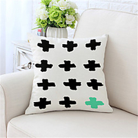 Double Side Cushion Cover 1PC Linen Soft Decorative Square Throw Pillow Cover Cushion Case Pillowcase for Sofa Bedroom Superior Quality Machine Washable miniinthebox
