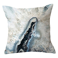 Double Side Cushion Cover 1PC Soft Decorative Square Pillowcase for Sofa bedroom Car Chair Superior Quality Outdoor Cushion Patio Throw Pillow Covers for Garden Farmhouse Bench Couch miniinthebox