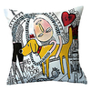 Double Side Cushion Cover 1PC Soft Decorative Square Throw Pillow Cover Cushion Case Pillowcase for Sofa Bedroom Superior Quality Machine Washable miniinthebox