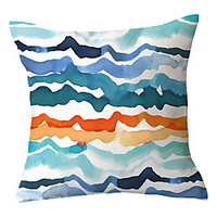 Double Side Cushion Cover 1PC Soft Decorative Square Throw Pillow Cover Cushion Case Pillowcase for Sofa Bedroom Superior Quality Machine Washable miniinthebox