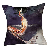 Double Side Cushion Cover 1PC Soft Decorative Square Throw Pillow Cover Cushion Case Pillowcase for Sofa Bedroom Superior Quality Machine Washable miniinthebox