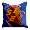 Double Side Cushion Cover 1PC Soft Decorative Square Throw Pillow Cover Cushion Case Pillowcase for Sofa Bedroom Superior Quality Machine Washable miniinthebox