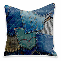 Double Side Cushion Cover 1PC Soft Decorative Square Throw Pillow Cover Cushion Case Pillowcase for Sofa Bedroom Superior Quality Machine Washable miniinthebox