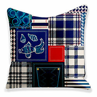 Double Side Cushion Cover 1PC Soft Decorative Square Throw Pillow Cover Cushion Case Pillowcase for Sofa Bedroom Superior Quality Machine Washable miniinthebox