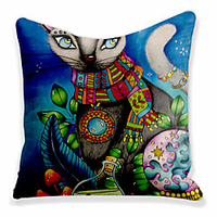 Double Side Cushion Cover 1PC Soft Decorative Square Throw Pillow Cover Cushion Case Pillowcase for Sofa Bedroom Superior Quality Machine Washable miniinthebox