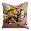 Double Side Cushion Cover 1PC Soft Decorative Square Throw Pillow Cover Cushion Case Pillowcase for Sofa Bedroom Superior Quality Machine Washable miniinthebox