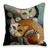 Double Side Cushion Cover 1PC Soft Decorative Square Throw Pillow Cover Cushion Case Pillowcase for Sofa Bedroom Superior Quality Machine Washable miniinthebox