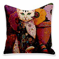 Double Side Cushion Cover 1PC Soft Decorative Square Throw Pillow Cover Cushion Case Pillowcase for Sofa Bedroom Superior Quality Machine Washable miniinthebox