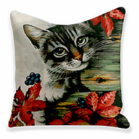 Double Side Cushion Cover 1PC Soft Decorative Square Throw Pillow Cover Cushion Case Pillowcase for Sofa Bedroom Superior Quality Machine Washable miniinthebox