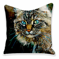 Double Side Cushion Cover 1PC Soft Decorative Square Throw Pillow Cover Cushion Case Pillowcase for Sofa Bedroom Superior Quality Machine Washable miniinthebox