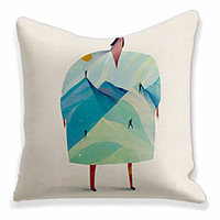 Double Side Cushion Cover 1PC Soft Decorative Square Throw Pillow Cover Cushion Case Pillowcase for Sofa Bedroom Superior Quality Machine Washable miniinthebox