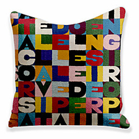 Double Side Cushion Cover 1PC Soft Decorative Square Throw Pillow Cover Cushion Case Pillowcase for Sofa Bedroom Superior Quality Machine Washable miniinthebox