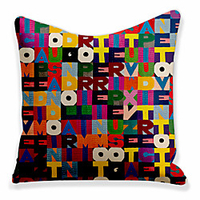 Double Side Cushion Cover 1PC Soft Decorative Square Throw Pillow Cover Cushion Case Pillowcase for Sofa Bedroom Superior Quality Machine Washable miniinthebox