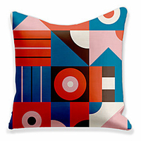 Double Side Cushion Cover 1PC Soft Decorative Square Throw Pillow Cover Cushion Case Pillowcase for Sofa Bedroom Superior Quality Machine Washable miniinthebox