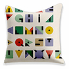 Double Side Cushion Cover 1PC Soft Decorative Square Throw Pillow Cover Cushion Case Pillowcase for Sofa Bedroom Superior Quality Machine Washable miniinthebox