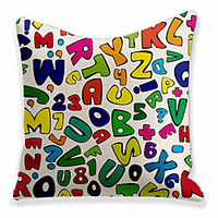 Double Side Cushion Cover 1PC Soft Decorative Square Throw Pillow Cover Cushion Case Pillowcase for Sofa Bedroom Superior Quality Machine Washable miniinthebox