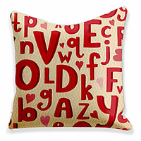 Double Side Cushion Cover 1PC Soft Decorative Square Throw Pillow Cover Cushion Case Pillowcase for Sofa Bedroom Superior Quality Machine Washable miniinthebox
