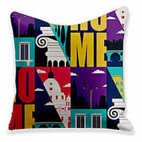 Double Side Cushion Cover 1PC Soft Decorative Square Throw Pillow Cover Cushion Case Pillowcase for Sofa Bedroom Superior Quality Machine Washable miniinthebox