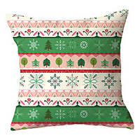 Double Side Cushion Cover 1PC Soft Decorative Square Throw Pillow Cover Cushion Case Pillowcase for Sofa Bedroom Superior Quality Machine Washable miniinthebox