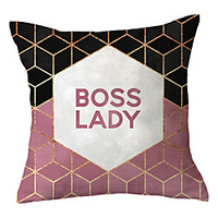 Double Side Cushion Cover 1PC Soft Decorative Square Throw Pillow Cover Cushion Case Pillowcase for Sofa Bedroom Superior Quality Machine Washable miniinthebox