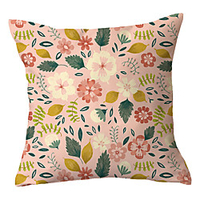 Double Side Cushion Cover 1PC Soft Decorative Square Throw Pillow Cover Cushion Case Pillowcase for Sofa Bedroom Superior Quality Machine Washable miniinthebox