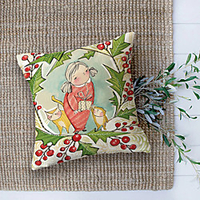 Double Side Cushion Cover 1PC Soft Decorative Square Throw Pillow Cover Cushion Case Pillowcase for Sofa Bedroom Superior Quality Machine Washable miniinthebox
