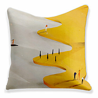 Double Side Cushion Cover 1PC Soft Decorative Square Throw Pillow Cover Cushion Case Pillowcase for Sofa Bedroom Superior Quality Machine Washable miniinthebox