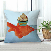 Double Side Cushion Cover 1PC Soft Decorative Square Throw Pillow Cover Cushion Case Pillowcase for Sofa Bedroom Superior Quality Machine Washable miniinthebox