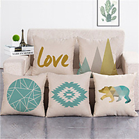 Double Side Cushion Cover 1PC Soft Decorative Square Throw Pillow Cover Cushion Case Pillowcase for Sofa Bedroom Superior Quality Machine Washable miniinthebox