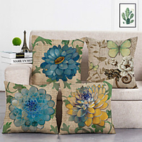 Double Side Cushion Cover 1PC Soft Decorative Square Throw Pillow Cover Cushion Case Pillowcase for Sofa Bedroom Superior Quality Machine Washable miniinthebox
