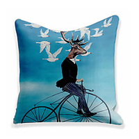 Double Side Cushion Cover 1PC Soft Decorative Square Throw Pillow Cover Cushion Case Pillowcase for Sofa Bedroom Superior Quality Machine Washable miniinthebox