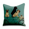 Double Side Cushion Cover 1PC Soft Decorative Square Throw Pillow Cover Cushion Case Pillowcase for Sofa Bedroom Superior Quality Machine Washable miniinthebox
