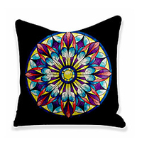 Double Side Cushion Cover 1PC Soft Decorative Square Throw Pillow Cover Cushion Case Pillowcase for Sofa Bedroom Superior Quality Machine Washable miniinthebox