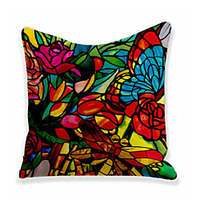 Double Side Cushion Cover 1PC Soft Decorative Square Throw Pillow Cover Cushion Case Pillowcase for Sofa Bedroom Superior Quality Machine Washable miniinthebox