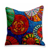 Double Side Cushion Cover 1PC Soft Decorative Square Throw Pillow Cover Cushion Case Pillowcase for Sofa Bedroom Superior Quality Machine Washable miniinthebox
