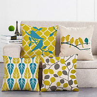 Double Side Cushion Cover 1PC Soft Decorative Square Throw Pillow Cover Cushion Case Pillowcase for Sofa Bedroom Superior Quality Machine Washable miniinthebox