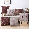 Double Side Cushion Cover 1PC Soft Decorative Square Throw Pillow Cover Cushion Case Pillowcase for Sofa Bedroom Superior Quality Machine Washable miniinthebox
