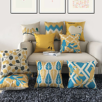Double Side Cushion Cover 1PC Soft Decorative Square Throw Pillow Cover Cushion Case Pillowcase for Sofa Bedroom Superior Quality Machine Washable miniinthebox