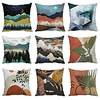 Double Side Cushion Cover 1PC Soft Decorative Square Throw Pillow Cover Cushion Case Pillowcase for Sofa Bedroom Superior Quality Machine Washable miniinthebox