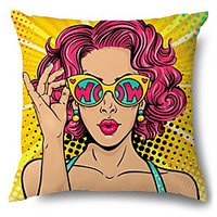 Double Side Cushion Cover 1PC Soft Decorative Square Throw Pillow Cover Cushion Case Pillowcase for Sofa Bedroom Superior Quality Machine Washable miniinthebox