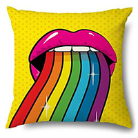 Double Side Cushion Cover 1PC Soft Decorative Square Throw Pillow Cover Cushion Case Pillowcase for Sofa Bedroom Superior Quality Machine Washable miniinthebox