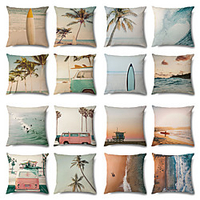 Double Side Cushion Cover 1PC Soft Decorative Square Throw Pillow Cover Cushion Case Pillowcase for Sofa Bedroom Superior Quality Machine Washable miniinthebox